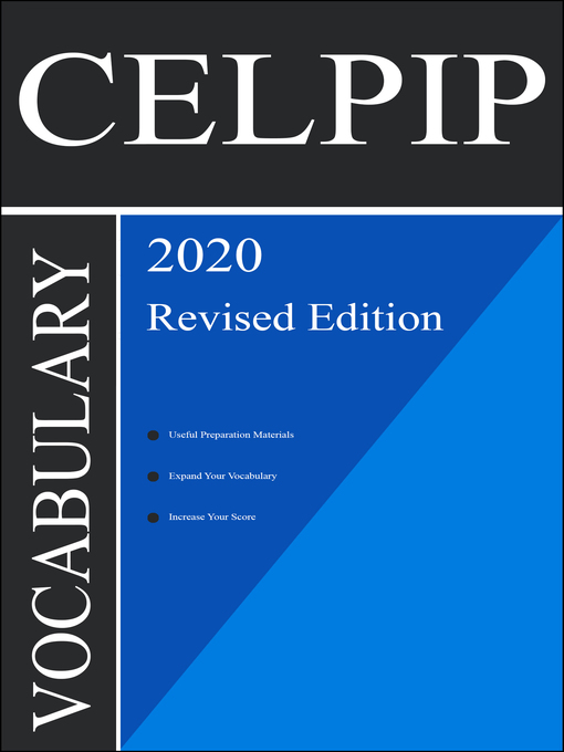 Title details for CELPIP Vocabulary 2020 Revised Edition by CEP Publishing - Available